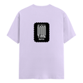 Men's Classic Crew T-Shirt | Regular Fit | 180 GSM Bio-Washed Cotton | DTF Print Ready | Pre-Shrunk, Durable | Personalized | DTF | Modern | Positive Outlook | Everyday | Positive - back - Lavender - mockup 2
