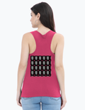 Women's Tank Top | Regular Fit | 180 GSM Bio-Washed Cotton | DTG Print | Pre-Shrunk, Double-Stitched | Personalized | DTG | Modern | Positive Outlook | Everyday | Positive - back - Pink - mockup 2