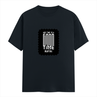 Male Classic Crew T-Shirt | Men's Regular Fit | 180 GSM Bio-Washed Cotton Blend | Embroidery | Pre-Shrunk, Double-Stitched | Personalized | Modern | Positive Outlook | Everyday | Positive