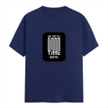 Male Classic Crew T-Shirt | Men's Regular Fit | 180 GSM Bio-Washed Cotton Blend | Embroidery | Pre-Shrunk, Double-Stitched | Personalized | Modern | Positive Outlook | Everyday | Positive - front - Royal Blue - mockup 1