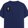 Male Classic Crew T-Shirt | Men's Regular Fit | 180 GSM Bio-Washed Cotton Blend | Embroidery | Pre-Shrunk, Double-Stitched | Personalized | Modern | Positive Outlook | Everyday | Positive - right pocket - Royal Blue - mockup 4