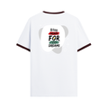 Ringer T-shirt | Unisex Regular Fit | 100% Cotton DTF/DTG | Contrast Rib Neck Bio Washed Pre-Shrunk | Adults | Personalized | DTF | Bold | Career | Everyday | Empowering - back - Maroon off white - mockup 2