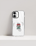 Hard Clear Case | iPhone | TPU Sides & PC Back | Detachable Camera Protector, Scratch-Proof | Unisex | Personalized | Bold | Career | Everyday | Empowering - front_17 - 17 - mockup 1