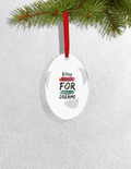 Christmas Ornaments | 3x3-inch | Acrylic UV Printed | Lightweight, Waterproof, Fade-Proof, Satin Ribbon | Unisex Adult | Personalized | Bold | Career | Everyday | Empowering - front_Oval - Oval - mockup 4