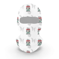 Male Balaclava | Snug Fit | Poly-Spandex | Anti-Microbial, Stretch, Fade-Proof | Unisex | Personalized | Bold | Career | Everyday | Empowering - front_3 - White - mockup 3