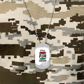 Dog Tag | Standard Size | Stainless Steel Engraved | Durable, Personalized, With Ball Chain | Unisex Adult | Personalized | Bold | Career | Everyday | Empowering - back - Silver - mockup 2
