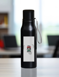 Steel Water Bottle | 750ml Unisex | 304 Stainless Steel Laser Engraved | Leak-Proof, BPA-Free, Eco-Friendly | Personalized | DTG | Bold | Career | Everyday | Empowering