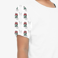 Kids AOP T-Shirt (All over printed products) | T-Shirts | AOP, DTG | Kids, Her | Personalized | Bold | Career | Everyday | Empowering - left sleeve - White - mockup 3