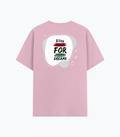 Cotton Stretch T-Shirt | Unisex Fit | 95% Cotton 5% Spandex | Breathable, Stretchable, 240 GSM | Adults | Personalized | Embroidery | Bold | Career | Everyday | Empowering - back - Light Baby Pink - mockup 2