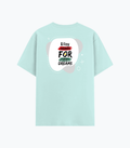 Cotton Stretch T-Shirt | Unisex Fit | 95% Cotton 5% Spandex | Breathable, Stretchable, 240 GSM | Adults | Personalized | Embroidery | Bold | Career | Everyday | Empowering - back - Mint - mockup 2