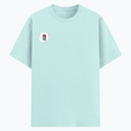 Cotton Stretch T-Shirt | Unisex Fit | 95% Cotton 5% Spandex | Breathable, Stretchable, 240 GSM | Adults | Personalized | Embroidery | Bold | Career | Everyday | Empowering - right pocket - Mint - mockup 4