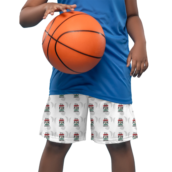 Kids AOP Sports Shorts | Unisex Fit | 170 GSM Polyester | Breathable, Pockets, Drawstring | Boys & Girls | Personalized | Bold | Career | Everyday | Empowering