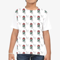 Kids Sports T-Shirt | Unisex Fit | 170 GSM Polyester | Sublimation Printed | Breathable & Fade-Proof | Boys & Girls | Personalized | Bold | Career | Everyday | Empowering - front_2 - White - mockup 2