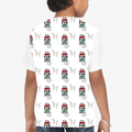 Kids Sports T-Shirt | Unisex Fit | 170 GSM Polyester | Sublimation Printed | Breathable & Fade-Proof | Boys & Girls | Personalized | Bold | Career | Everyday | Empowering - back - White - mockup 3