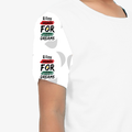 Kids Sports T-Shirt | Unisex Fit | 170 GSM Polyester | Sublimation Printed | Breathable & Fade-Proof | Boys & Girls | Personalized | Bold | Career | Everyday | Empowering - right sleeve - White - mockup 5
