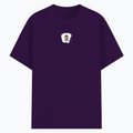 Basic T-Shirt | Unisex Fit, XS-2XL | Poly-Cotton Blend | Soft, Durable Everyday Wear | Unisex | Personalized | Embroidery | Bold | Career | Everyday | Empowering - front - Purple - mockup 1