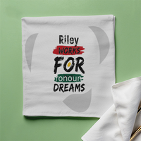Cloth Napkin | Kitchen & Dining Accessory | 100% Polyester | Durable, Soft, Hemmed Edges | Unisex | Personalized | Bold | Career | Everyday | Empowering