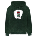 Acid Wash Hoodie | Unisex Regular Fit | 100% Super-Combed Cotton | Pre-Shrunk, Derby Ribbed | Adults | Personalized | DTG | Bold | Career | Everyday | Empowering - front - mockup 1