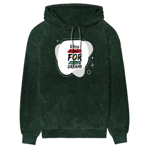 Acid Wash Hoodie | Unisex Regular Fit | 100% Super-Combed Cotton | Pre-Shrunk, Derby Ribbed | Adults | Personalized | DTG | Bold | Career | Everyday | Empowering - front - mockup 1
