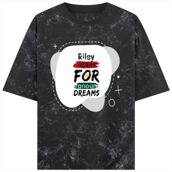 Acid Wash Oversized Tee | Unisex Relaxed Fit | 100% Super-Combed Cotton | DTG Ready | Lycra Ribbed Neck | Adult | Personalized | DTG | Bold | Career | Everyday | Empowering