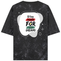 Acid Wash Oversized Tee | Unisex Relaxed Fit | 100% Super-Combed Cotton | DTG Ready | Lycra Ribbed Neck | Adult | Personalized | DTG | Bold | Career | Everyday | Empowering - back - Black - mockup 2