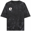 Acid Wash Oversized Tee | Unisex Relaxed Fit | 100% Super-Combed Cotton | DTG Ready | Lycra Ribbed Neck | Adult | Personalized | DTG | Bold | Career | Everyday | Empowering - left pocket - Black - mockup 3