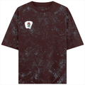 Acid Wash Oversized Tee | Unisex Relaxed Fit | 100% Super-Combed Cotton | DTG Ready | Lycra Ribbed Neck | Adult | Personalized | DTG | Bold | Career | Everyday | Empowering - left pocket - Maroon - mockup 3