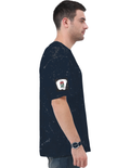 Acid Wash Oversized Tee | Unisex Relaxed Fit | 100% Super-Combed Cotton | DTG Ready | Lycra Ribbed Neck | Adult | Personalized | DTG | Bold | Career | Everyday | Empowering - right sleeve - Navy Blue - mockup 6