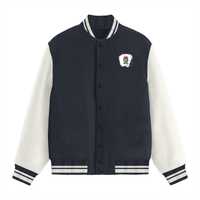 Varsity Jacket | Unisex Fit | 100% Cotton, 300 GSM | Button Closure, Front Pockets | Adults | Personalized | Embroidery | Bold | Career | Everyday | Empowering