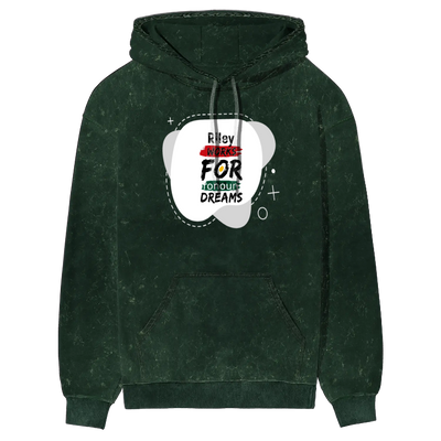 Acid Wash Hoodie | Unisex Regular Fit | 100% Super-Combed Cotton, 300 GSM | Embroidery | Pre-Shrunk, Derby Ribbed Hems & Cuffs | Personalized | Bold | Career | Everyday | Empowering - front - mockup 1