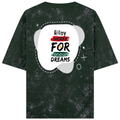 Acid Wash Oversized Tee | Unisex Adult | 100% Super-Combed Cotton | Embroidery | Relaxed Fit | Personalized | Bold | Career | Everyday | Empowering - back - Bottle Green - mockup 2