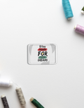 Embroidery Patches | Versatile Iron-On | Premium Madeira Threads | Durable & Expressive | Unisex | Personalized | DTG | Embroidery | Bold | Career | Everyday | Empowering - front_Rectangle - Rectangle - White - mockup 3