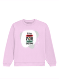 Oversized Sweatshirt | Roomy Relaxed Fit | 400 GSM Cotton Blend | Pre-Shrunk Drop Shoulder | Unisex Adult | Personalized | DTG | Bold | Career | Everyday | Empowering - front - Light Baby Pink - mockup 1