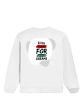 Oversized Sweatshirt | Roomy Relaxed Fit | 400 GSM Cotton Blend | Pre-Shrunk Drop Shoulder | Unisex Adult | Personalized | DTG | Bold | Career | Everyday | Empowering - back - White - mockup 2