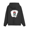 Oversized Hoodie | Unisex Relaxed Fit | 400 GSM Cotton Blend | DTG Printed | Drop Shoulder, Pre-Shrunk | Adults | Personalized | DTG | Bold | Career | Everyday | Empowering - back - Black - mockup 2