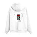 Oversized Hoodie | Unisex Relaxed Fit | 400 GSM Cotton Blend | DTG Printed | Drop Shoulder, Pre-Shrunk | Adults | Personalized | DTG | Bold | Career | Everyday | Empowering - back - White - mockup 2
