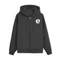 Zip Hoodie | Unisex Adult | 400 GSM Cotton Blend | Embroidery | Pouch Pocket & Full Zip | Personalized | Bold | Career | Everyday | Empowering - left pocket - Black - mockup 2