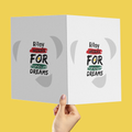 Greeting Card | A5 Folded | Artboard Paper, Digital Print | 4 Pages, Premium Envelope | Unisex | Personalized | Bold | Career | Everyday | Empowering - back - White - mockup 2