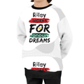 Kids AOP Sweatshirt | Unisex Kids | Polyester Fleece | All-Over Print, Durable, Warm | Personalized | Bold | Career | Everyday | Empowering - front_2 - White - mockup 2