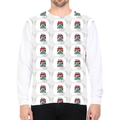 AOP Sweatshirt | Kids' Regular Fit | Polyester Fleece | Soft, Durable, Water Resistant | Unisex | Personalized | Bold | Career | Everyday | Empowering - front - White - mockup 1