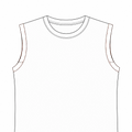 Male Sleeveless Tee | Regular Fit Men's | 180 GSM Spun Polyester | All-Over Sublimation Print | Fade-Proof | Double-Stitched | Personalized | Bold | Career | Everyday | Empowering - folding - mockup 4