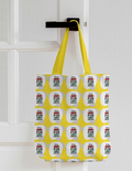 AOP Tote Bag Non-Zipper | Standard Size | Premium Canvas | Reusable & Versatile | Unisex Adults | Personalized | Embroidery | Bold | Career | Everyday | Empowering - front_2 - mockup 2