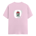 Classic Crew T-Shirt | Men's Regular Fit | 180 GSM Bio-Washed Cotton | DTG Print Ready | Double-Stitched & Ribbed Neck | Personalized | DTG | Bold | Career | Everyday | Empowering - back - Light Baby Pink - mockup 2