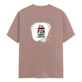 Classic Crew T-Shirt | Men's Regular Fit | 180 GSM Bio-Washed Cotton | DTG Print Ready | Double-Stitched & Ribbed Neck | Personalized | DTG | Bold | Career | Everyday | Empowering - back - Mushroom - mockup 2