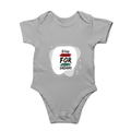 Rompers | Regular Fit Baby & Toddler | Bio-Washed Cotton | Double Stitched, Pre-Shrunk | Unisex | Personalized | DTG | Bold | Career | Everyday | Empowering - front - Grey Melange - mockup 1