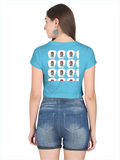 Female Crop Top | Women's Regular Fit | 180 GSM Bio-Washed Cotton | Double Stitched, Pre-Shrunk | For Her | Personalized | DTG | Bold | Career | Everyday | Empowering - back - SkyBlue - mockup 2