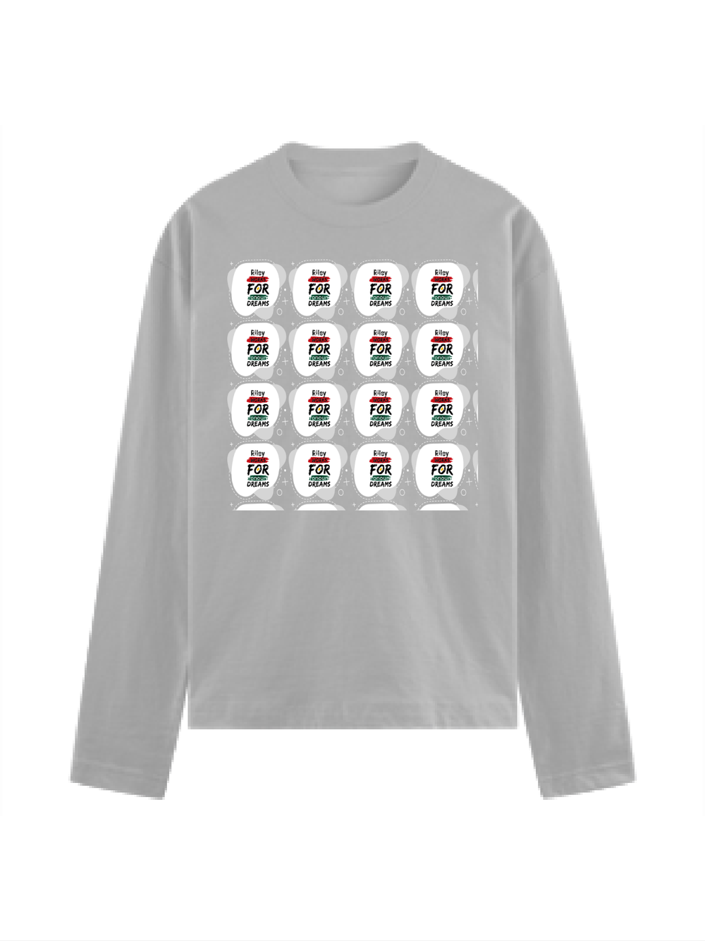 Male Full Sleeve T-Shirt | Men's Regular Fit | 180 GSM Bio-Washed Cotton Blend | Embroidery | Double Stitched | Personalized | Bold | Career | Everyday | Empowering - front - Grey Melange - mockup 1
