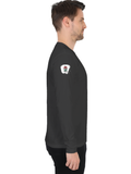 Male Full Sleeve T-Shirt | Men's Regular Fit | 180 GSM Bio-Washed Cotton Blend | Embroidery | Double Stitched | Personalized | Bold | Career | Everyday | Empowering - right sleeve - Black - mockup 6