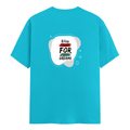 Men's Classic Crew T-Shirt | Regular Fit | 180 GSM Bio-Washed Cotton | DTF Print Ready | Pre-Shrunk, Durable | Personalized | DTF | Bold | Career | Everyday | Empowering - back - SkyBlue - mockup 2