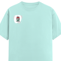 Men's Classic Crew T-Shirt | Regular Fit | 180 GSM Bio-Washed Cotton | DTF Print Ready | Pre-Shrunk, Durable | Personalized | DTF | Bold | Career | Everyday | Empowering - right pocket - Mint - mockup 4